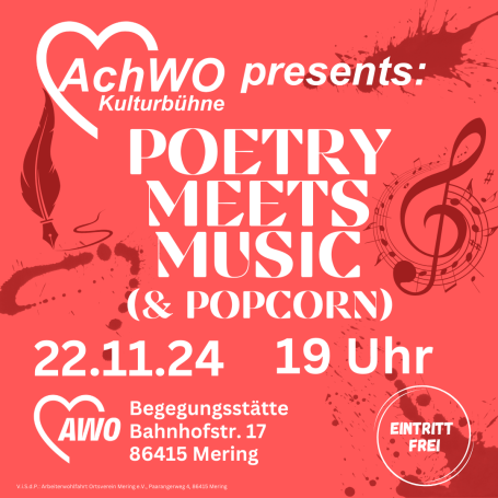 Poetry meets Music (& Popcorn)